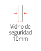 Vidrio de seguridad 10mm